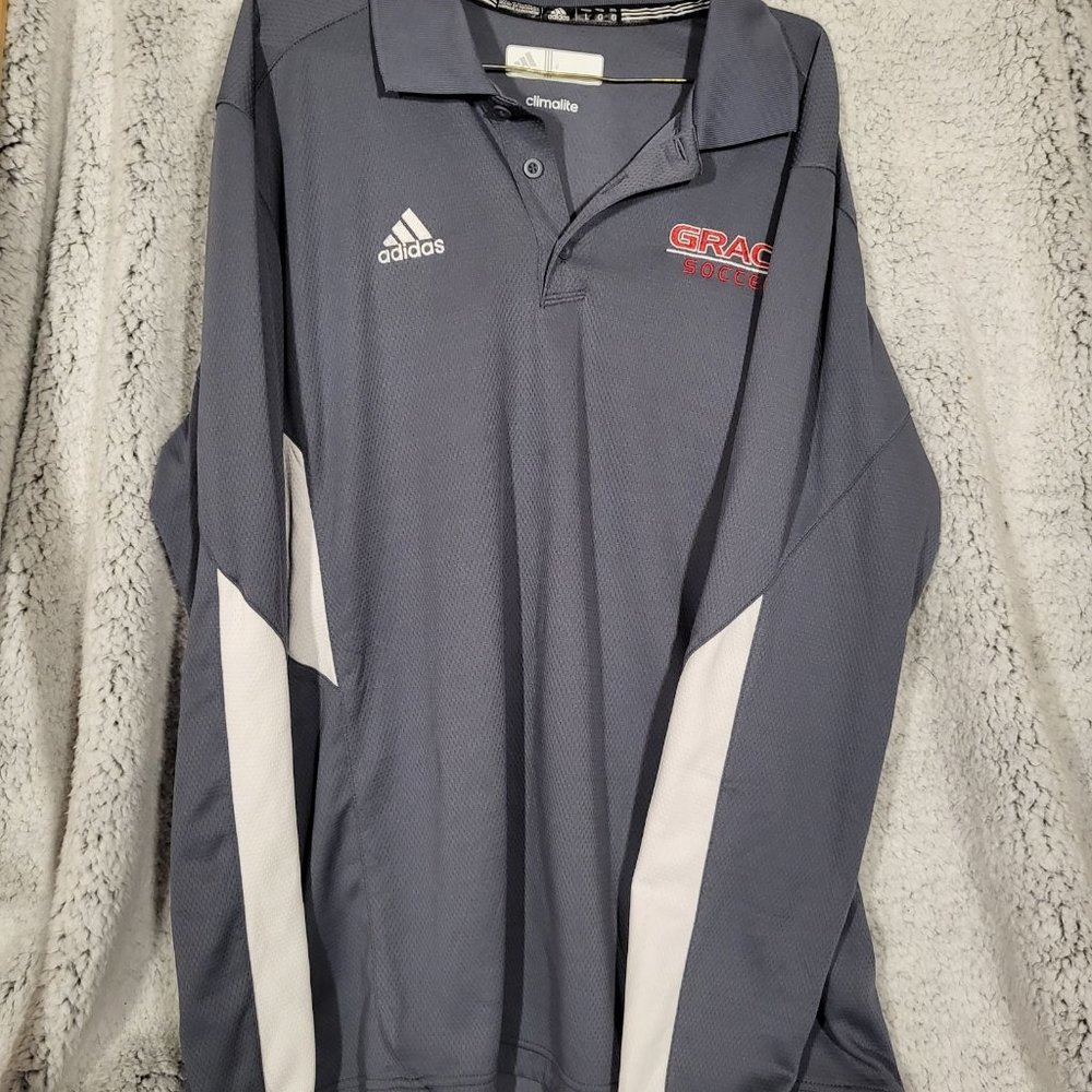 Large Adidas Grace Soccer Polo lightly worn unisex